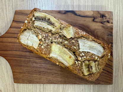 Banana Walnut Millet Cake — made with jowar and almond flour, no refined flour, no refined sugar, no refined oil.