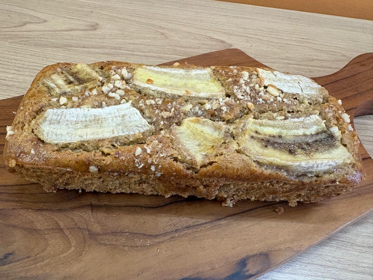 Banana Walnut Millet Cake — made with jowar and almond flour, no refined flour, no refined sugar, no refined oil.