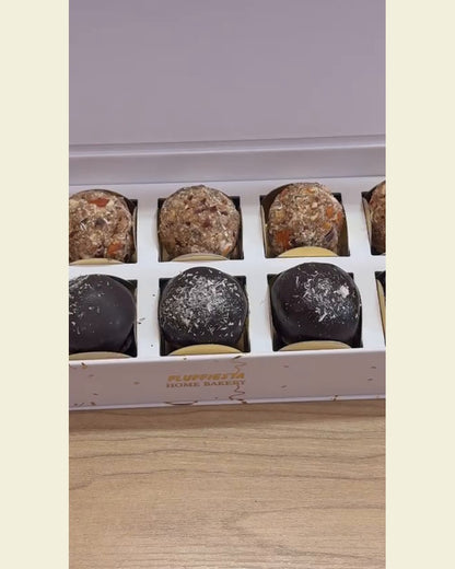 Power Bites Combo – Chocolate + Makhana Ladoos