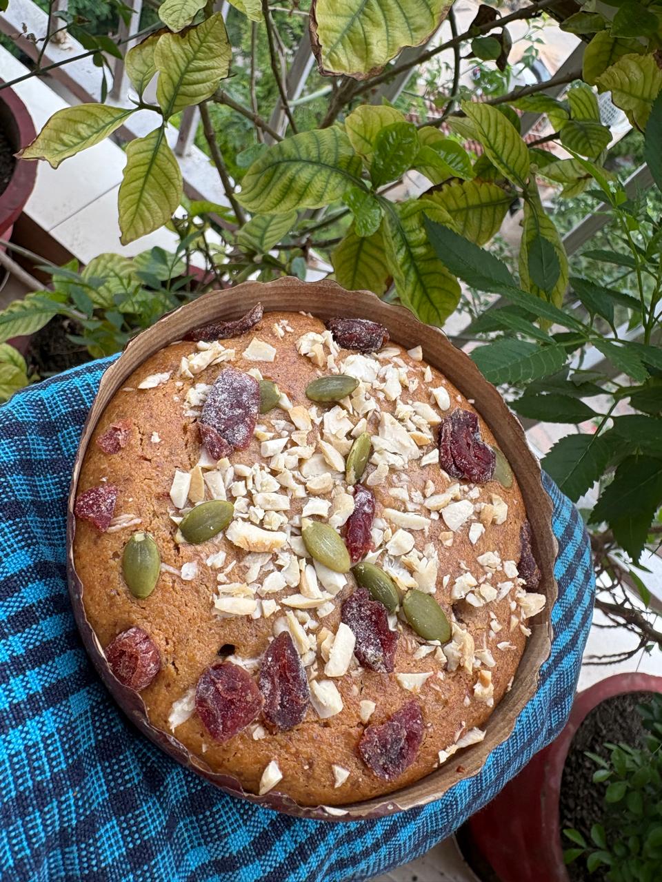 Cranberry Millet Tea Cake