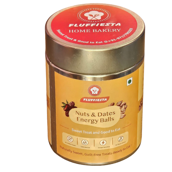 Sugar Free Nuts & Dates Energy Balls – Natural Power Bites
