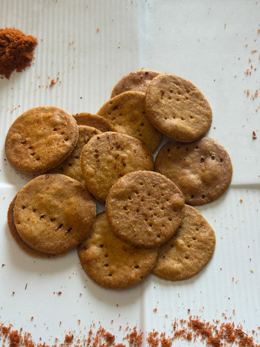 Peri Peri Whole Wheat Crackers