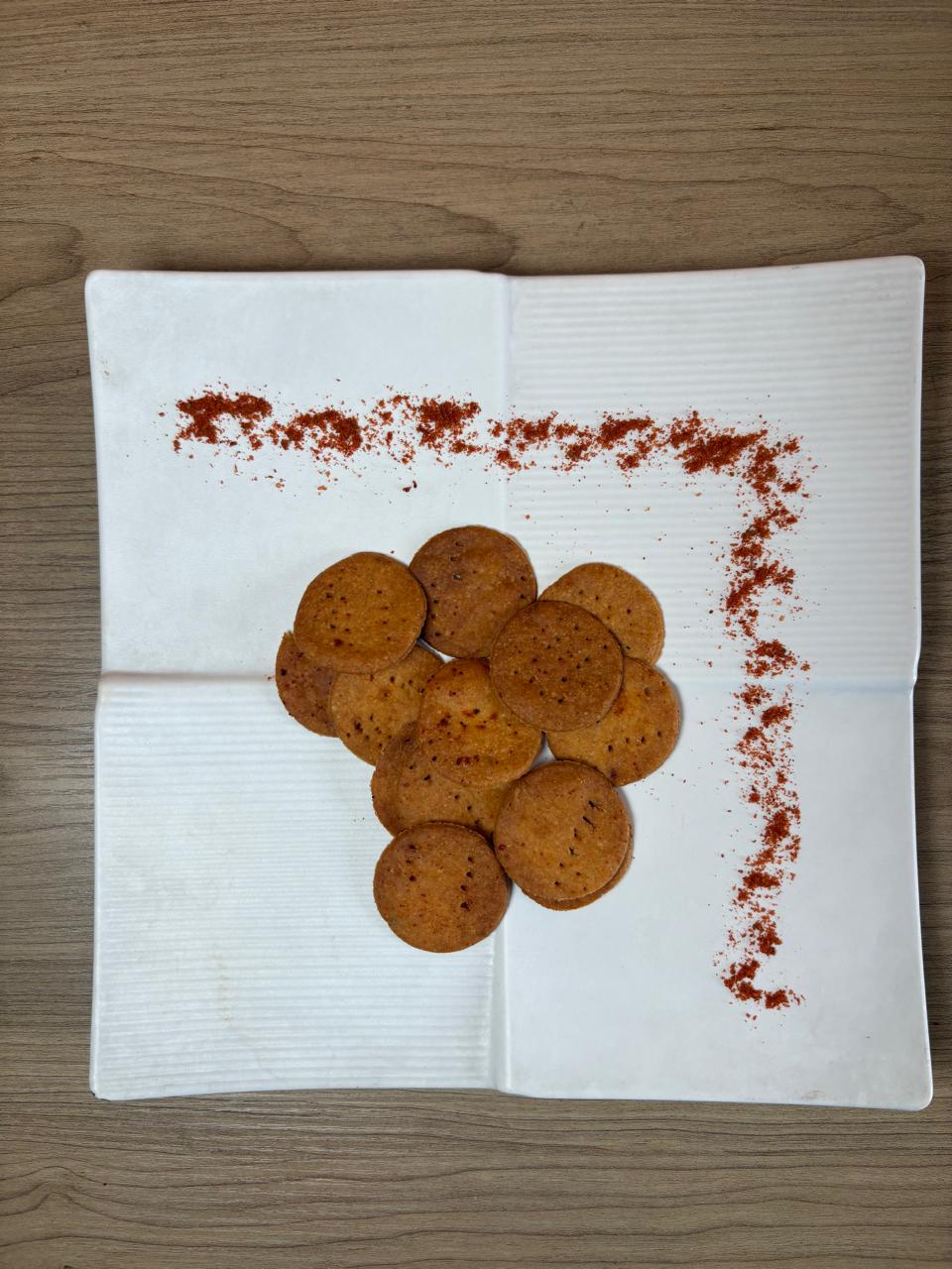 Peri Peri Whole Wheat Crackers