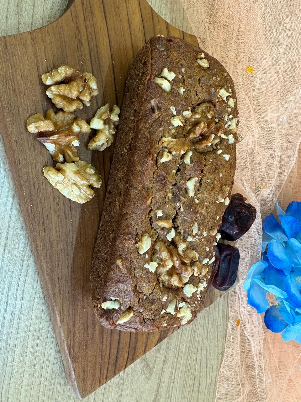 Whole Wheat Date Walnut Cake