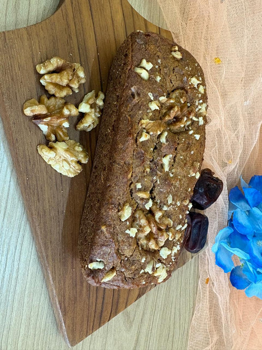 Whole Wheat Date Walnut Cake