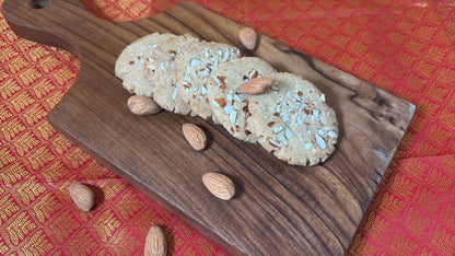 Whole Wheat Almond Cookies – Naturally Sweetened, No Maida, No Refined Flour, No Refined Oil