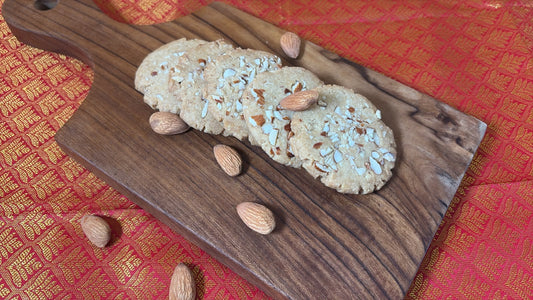 Whole Wheat Almond Cookies – Naturally Sweetened, No Maida, No Refined Flour, No Refined Oil