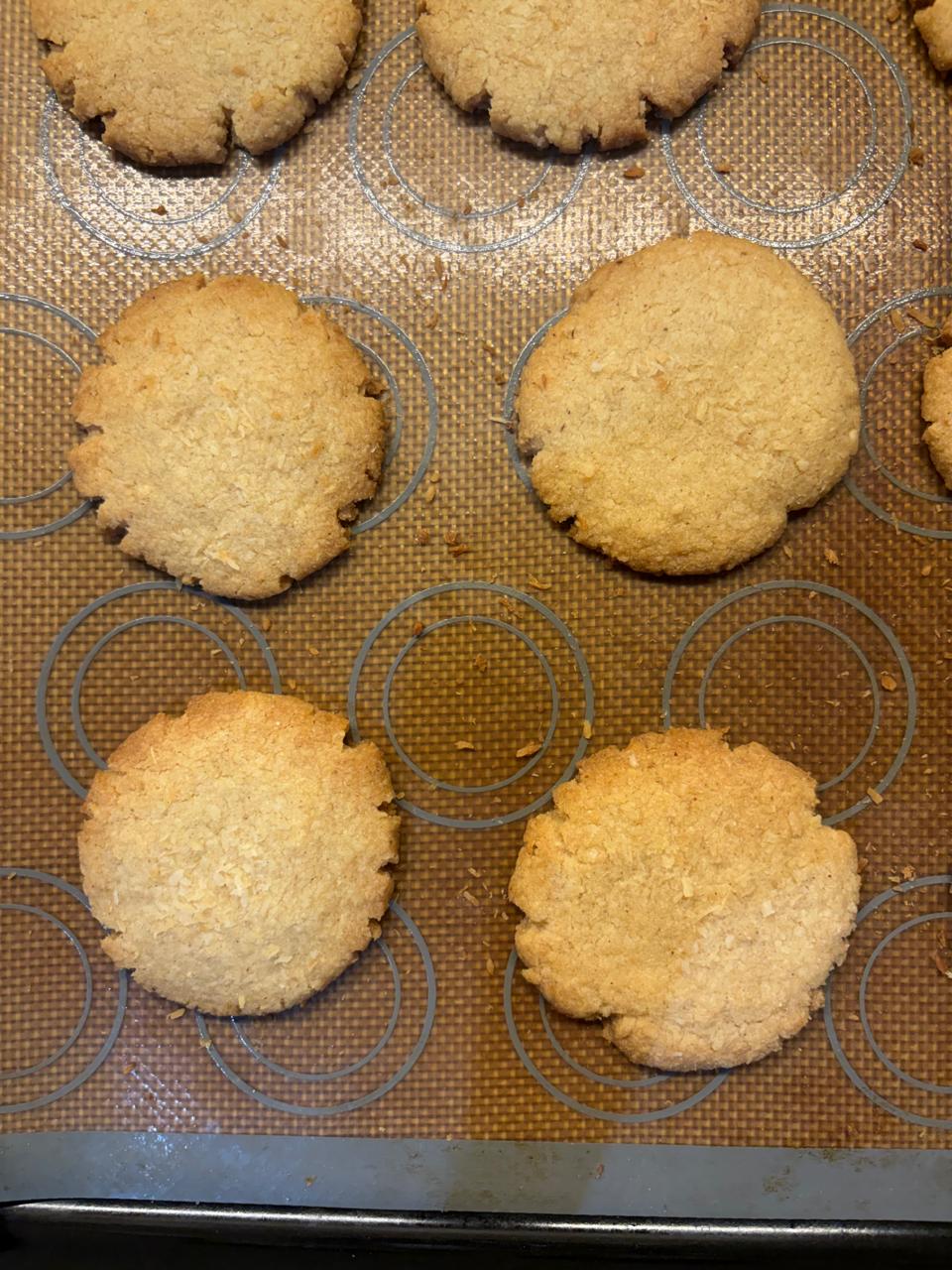 Whole Wheat Coconut Cookies – No Maida, No Refined Sugar