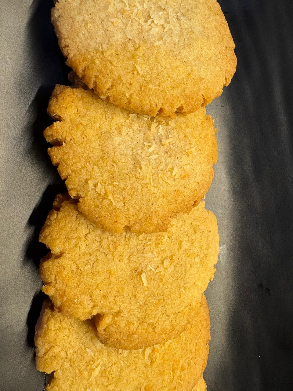 Whole Wheat Coconut Cookies – No Maida, No Refined Sugar