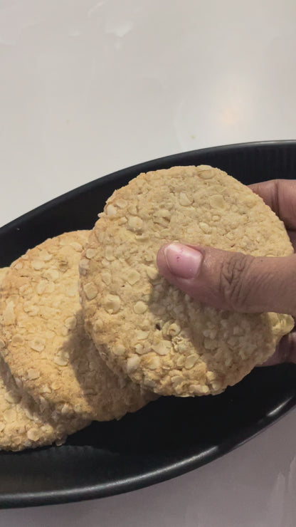 Whole Wheat Oats Cookies – Cinnamon & Butter, No Maida, No Refined Sugar