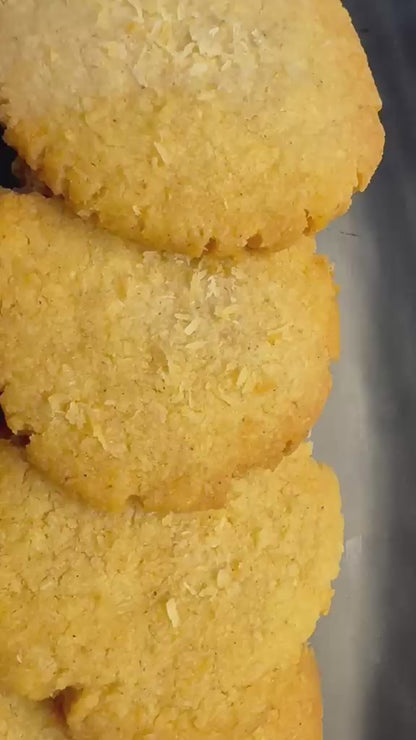 Whole Wheat Coconut Cookies – No Maida, No Refined Sugar