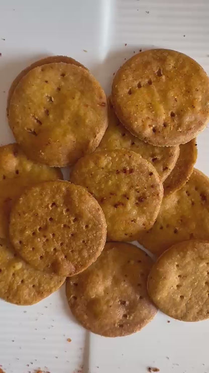 Peri Peri Whole Wheat Crackers