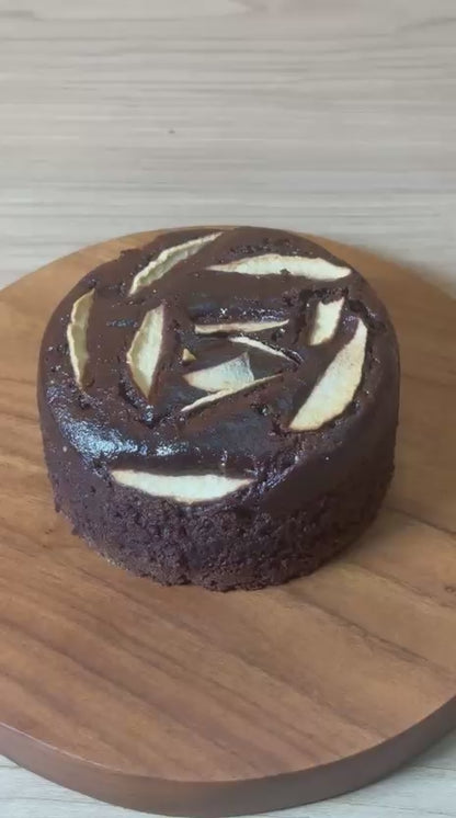 Ragi Choco Apple Cake
